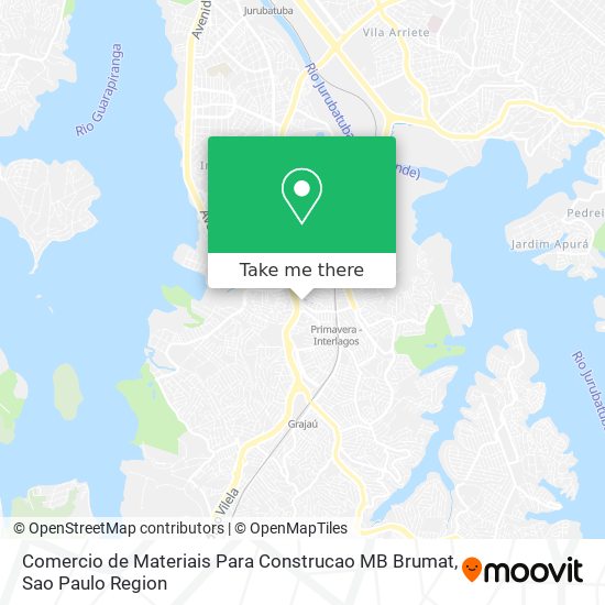 Comercio de Materiais Para Construcao MB Brumat map