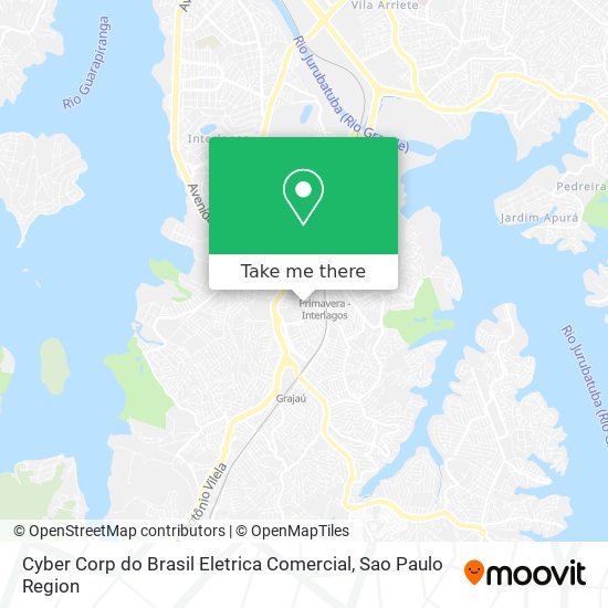 Cyber Corp do Brasil Eletrica Comercial map