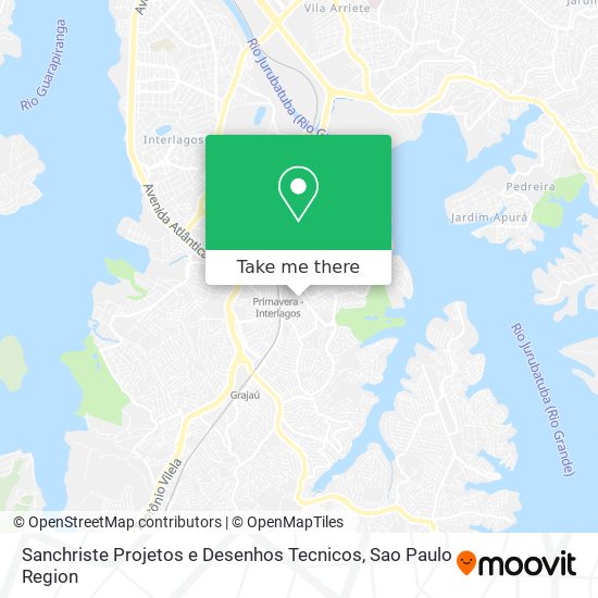 Sanchriste Projetos e Desenhos Tecnicos map