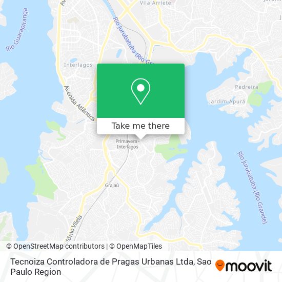 Tecnoiza Controladora de Pragas Urbanas Ltda map