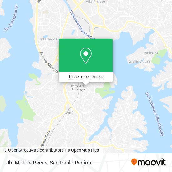 Mapa Jbl Moto e Pecas