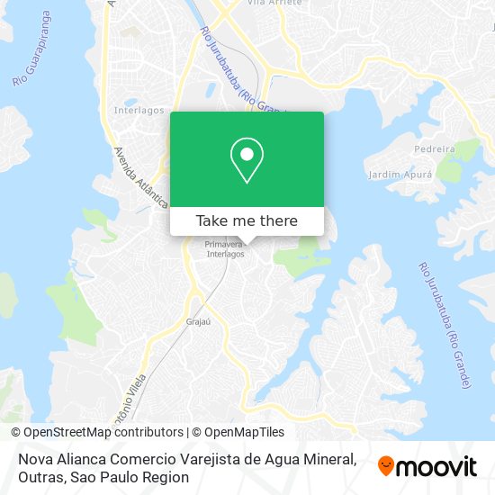 Mapa Nova Alianca Comercio Varejista de Agua Mineral, Outras