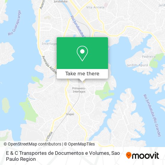 E & C Transportes de Documentos e Volumes map