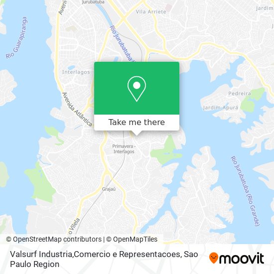 Valsurf Industria,Comercio e Representacoes map