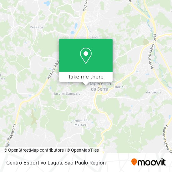 Centro Esportivo Lagoa map