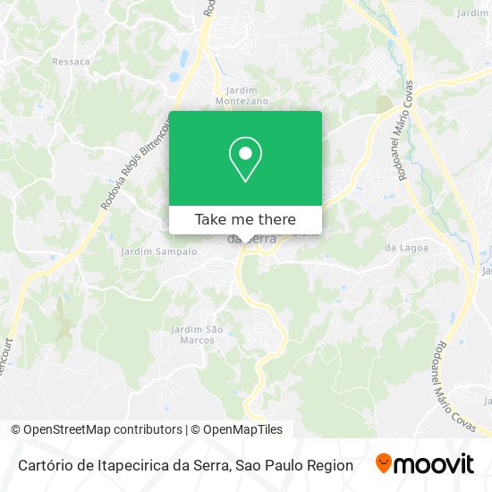 Cartório de Itapecirica da Serra map