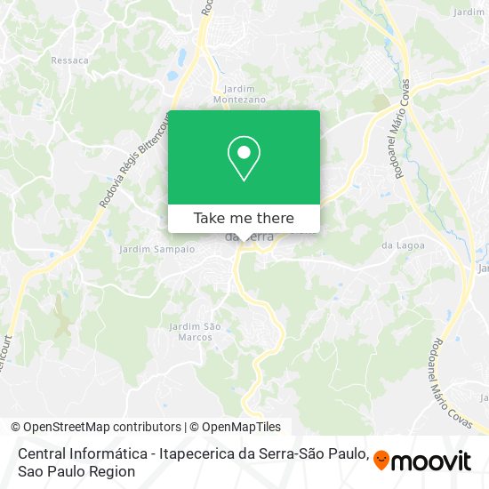 Central Informática - Itapecerica da Serra-São Paulo map