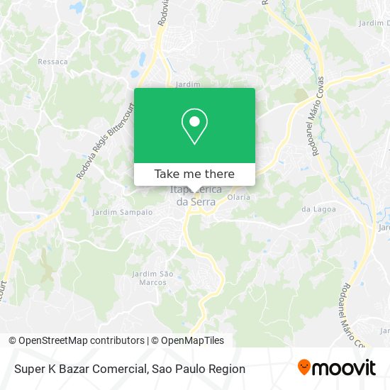 Super K Bazar Comercial map