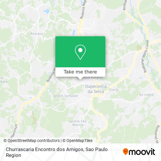 Churrascaria Encontro dos Amigos map