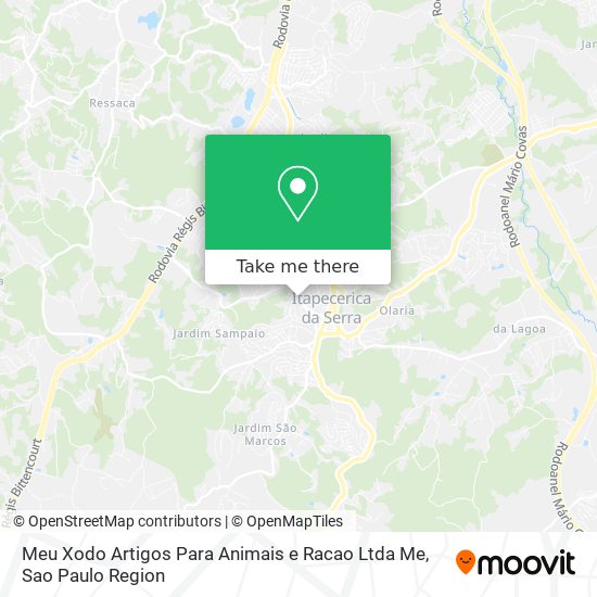 Meu Xodo Artigos Para Animais e Racao Ltda Me map