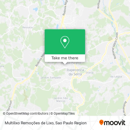 Multilixo Remoções de Lixo map