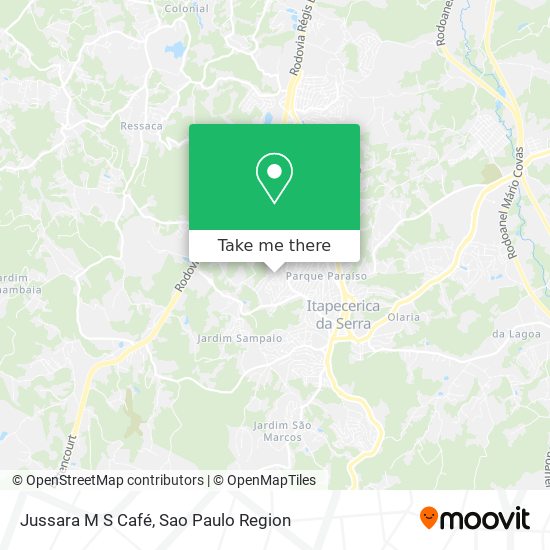 Jussara M S Café map