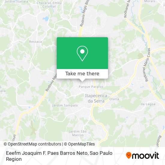 Eeefm Joaquim F. Paes Barros Neto map