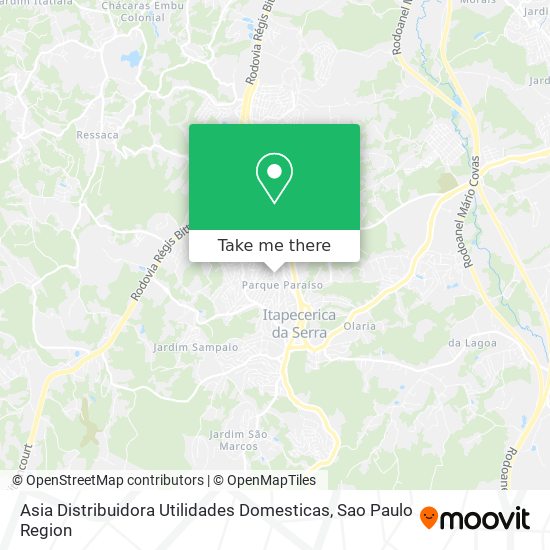 Asia Distribuidora Utilidades Domesticas map