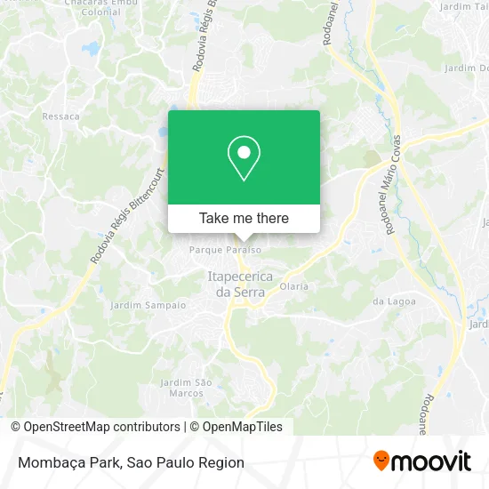 Mombaça Park map