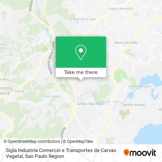 Sigla Industria Comercio e Transportes de Carvao Vegetal map