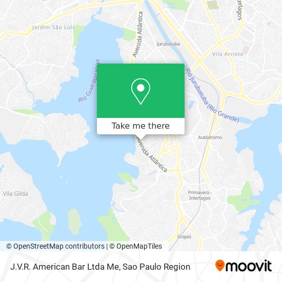 J.V.R. American Bar Ltda Me map