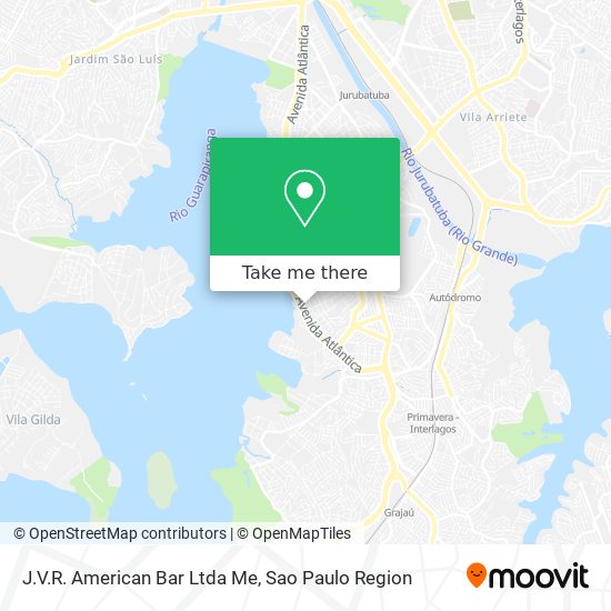 J.V.R. American Bar Ltda Me map