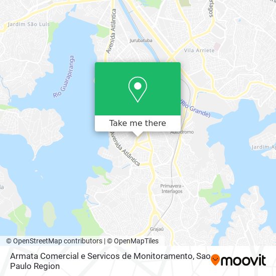 Mapa Armata Comercial e Servicos de Monitoramento