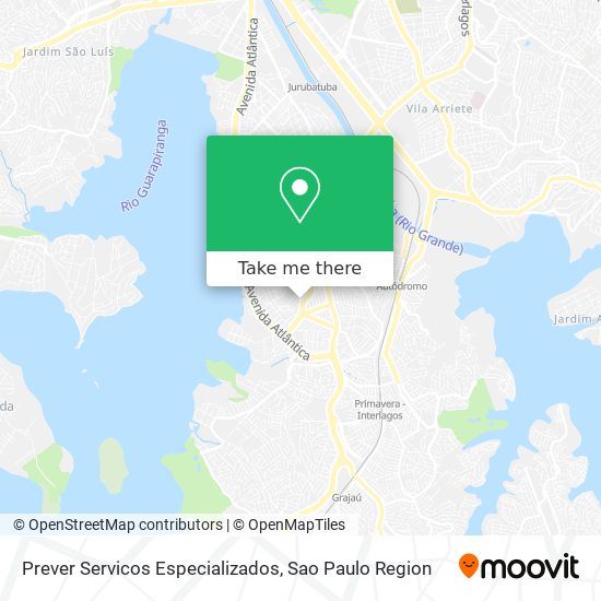 Prever Servicos Especializados map