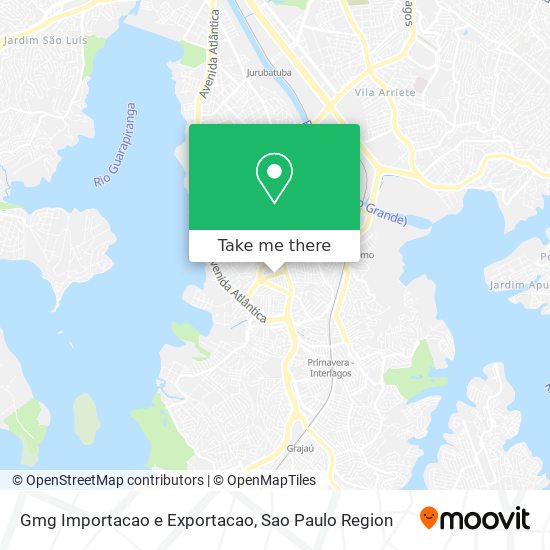 Gmg Importacao e Exportacao map