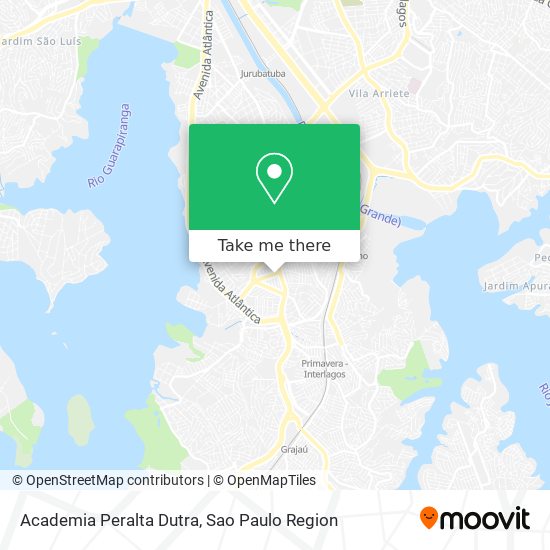 Mapa Academia Peralta Dutra