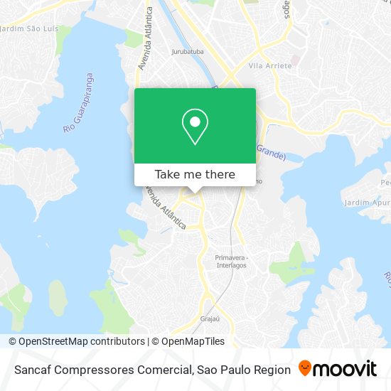 Sancaf Compressores Comercial map