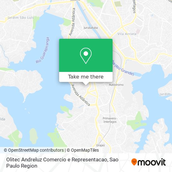 Olitec Andreluz Comercio e Representacao map