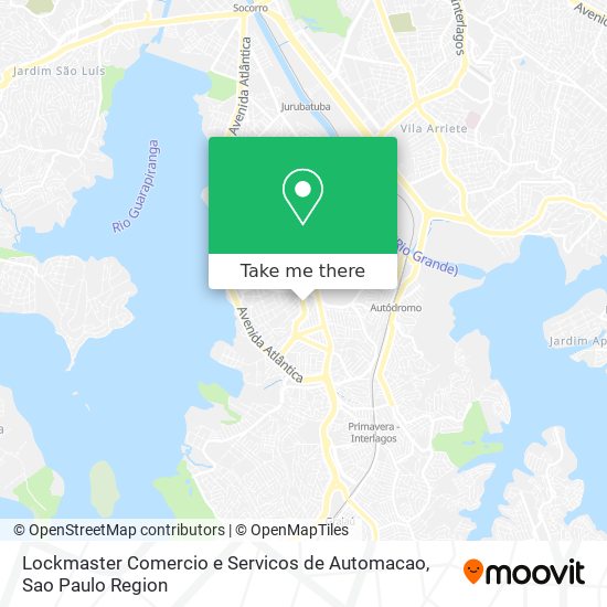 Mapa Lockmaster Comercio e Servicos de Automacao