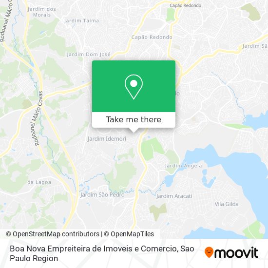 Boa Nova Empreiteira de Imoveis e Comercio map