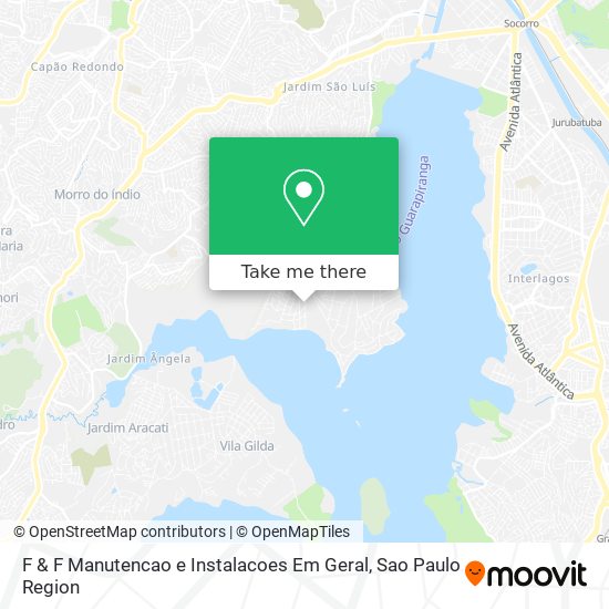 Mapa F & F Manutencao e Instalacoes Em Geral