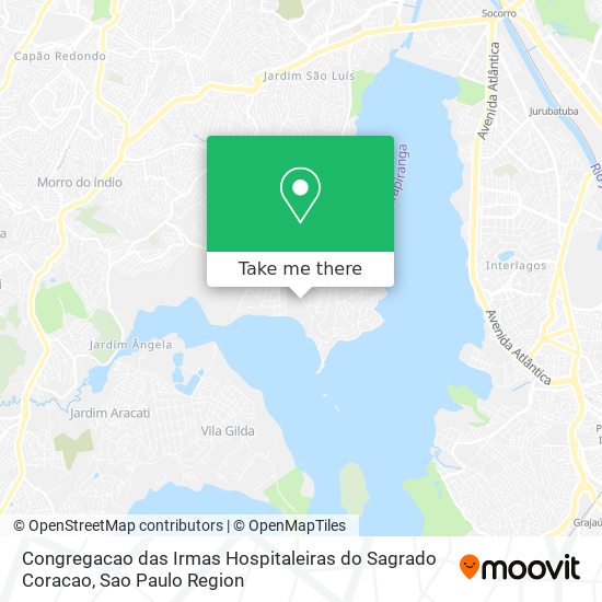 Mapa Congregacao das Irmas Hospitaleiras do Sagrado Coracao