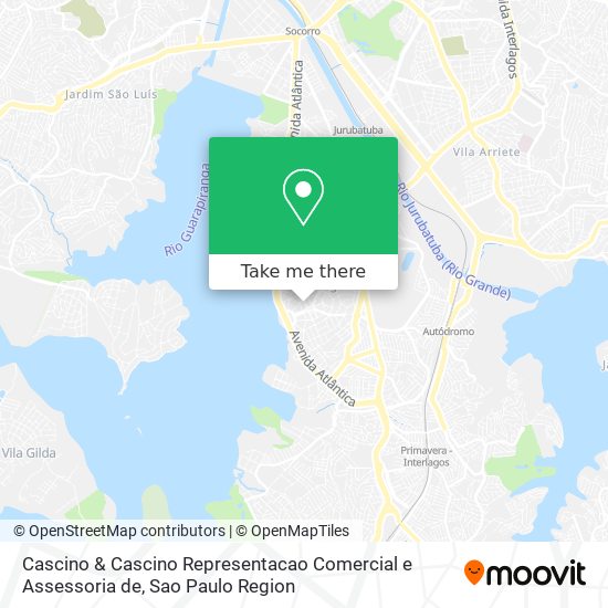 Mapa Cascino & Cascino Representacao Comercial e Assessoria de