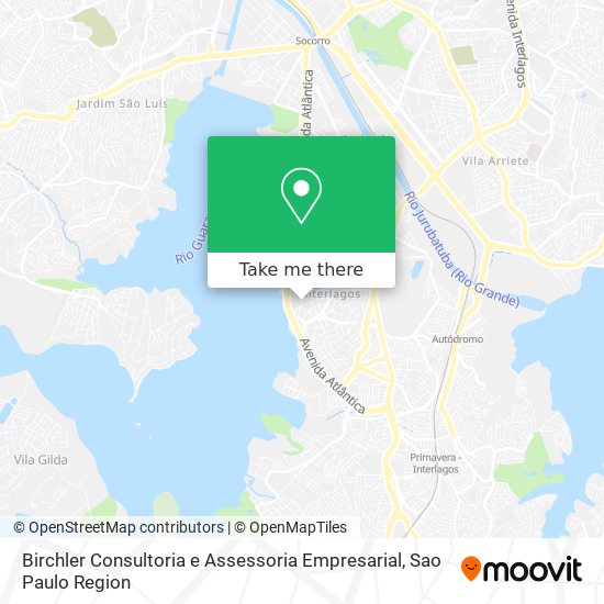 Mapa Birchler Consultoria e Assessoria Empresarial