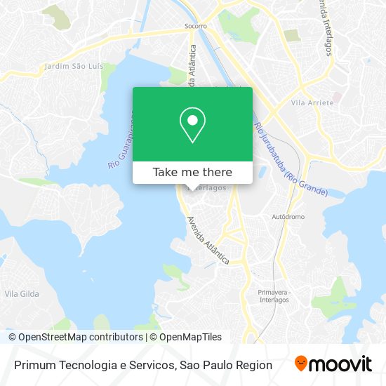 Primum Tecnologia e Servicos map