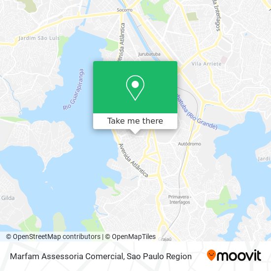 Mapa Marfam Assessoria Comercial