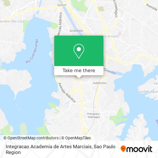 Integracao Academia de Artes Marciais map