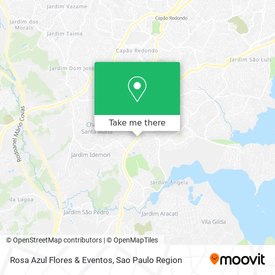 Rosa Azul Flores & Eventos map