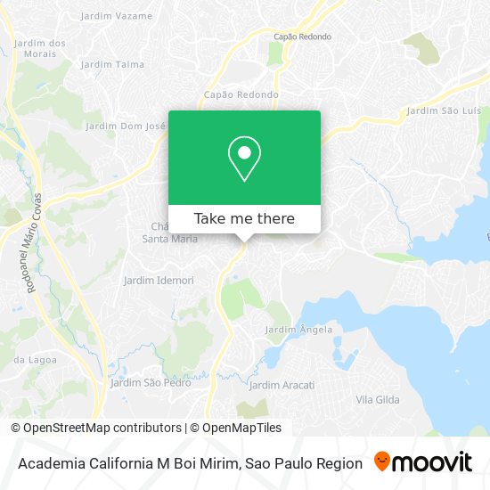 Academia California M Boi Mirim map