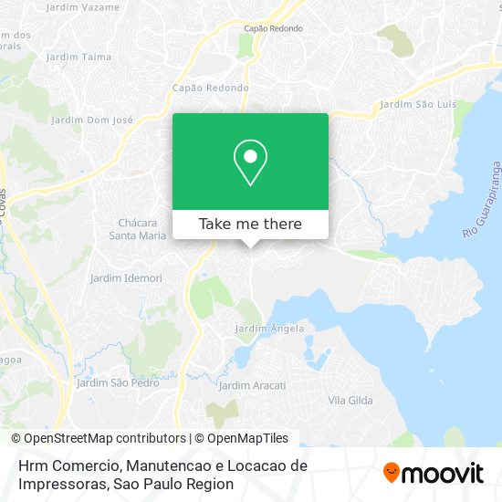 Hrm Comercio, Manutencao e Locacao de Impressoras map