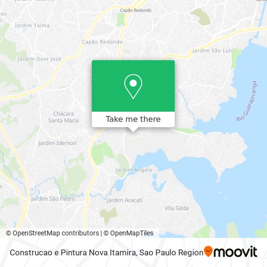 Construcao e Pintura Nova Itamira map