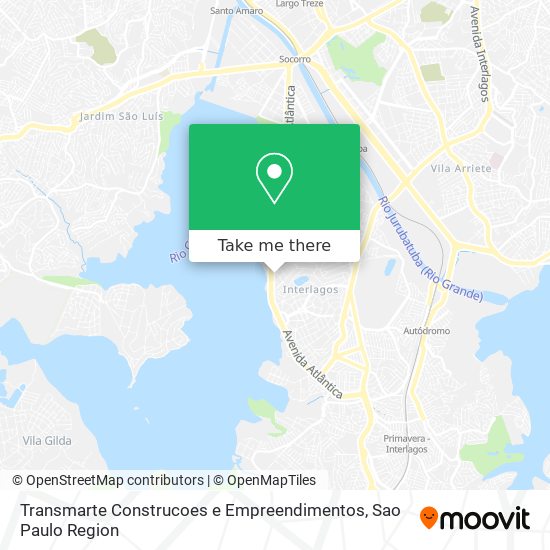 Mapa Transmarte Construcoes e Empreendimentos