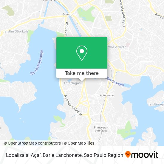 Localiza ai Açaí, Bar e Lanchonete map