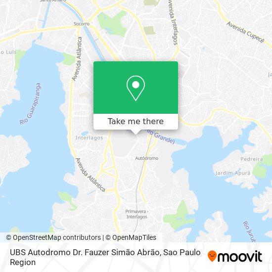 UBS Autodromo Dr. Fauzer Simão Abrão map