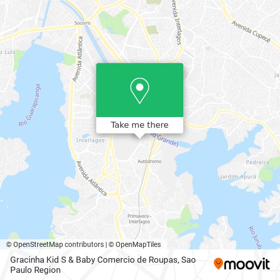 Gracinha Kid S & Baby Comercio de Roupas map