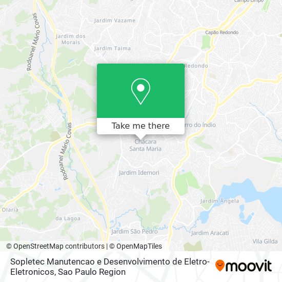 Sopletec Manutencao e Desenvolvimento de Eletro-Eletronicos map