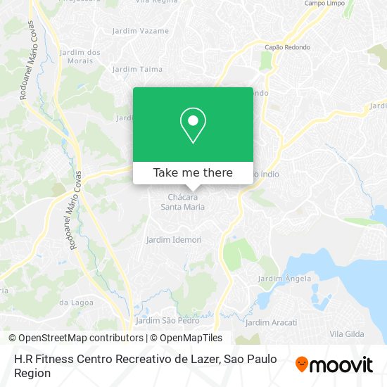 Mapa H.R Fitness Centro Recreativo de Lazer