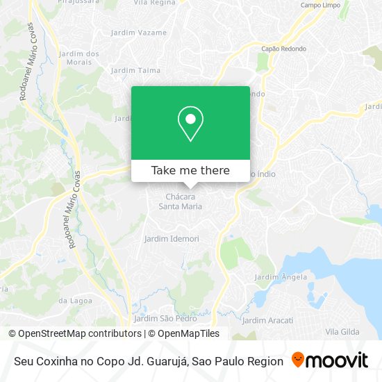 Mapa Seu Coxinha no Copo Jd. Guarujá