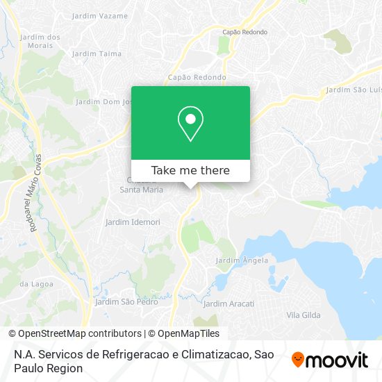 N.A. Servicos de Refrigeracao e Climatizacao map