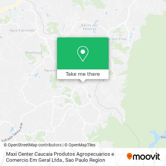 Mapa Maxi Center Caucaia Produtos Agropecuarios e Comercio Em Geral Ltda.